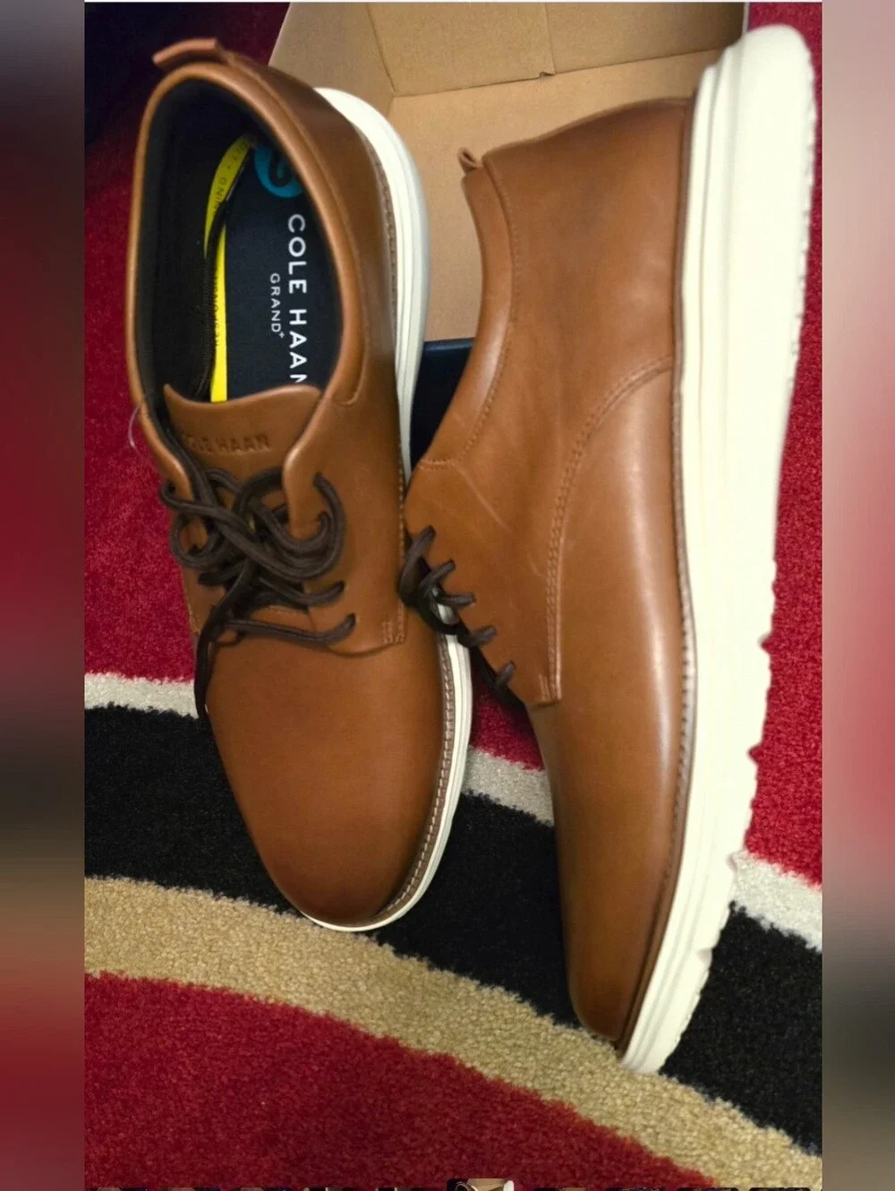 Cole Haan Men's Grand Ultra Oxford Dress Shoes, Size 12, Color British Tan